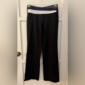 lululemon athletica Black and White Straight Leg Pants